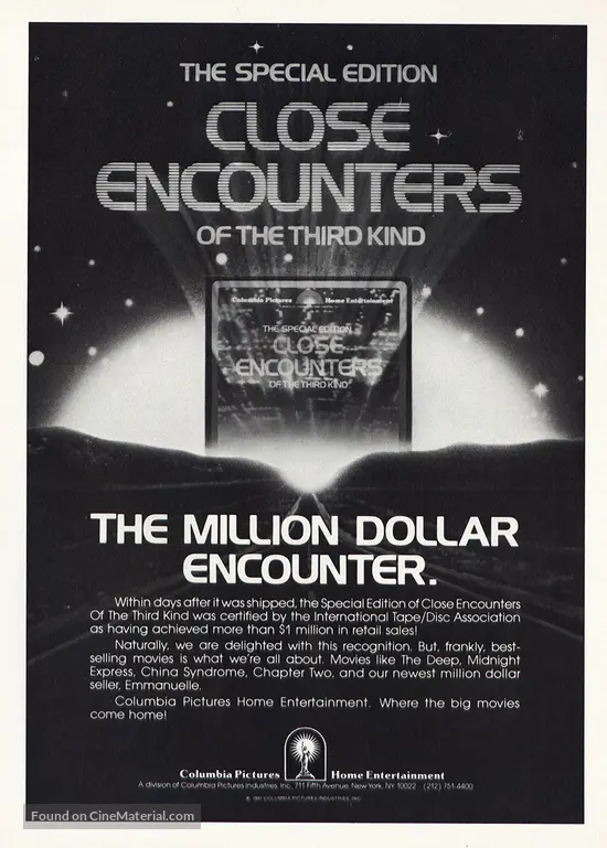 Close Encounters of the Third Kind - Movie Poster