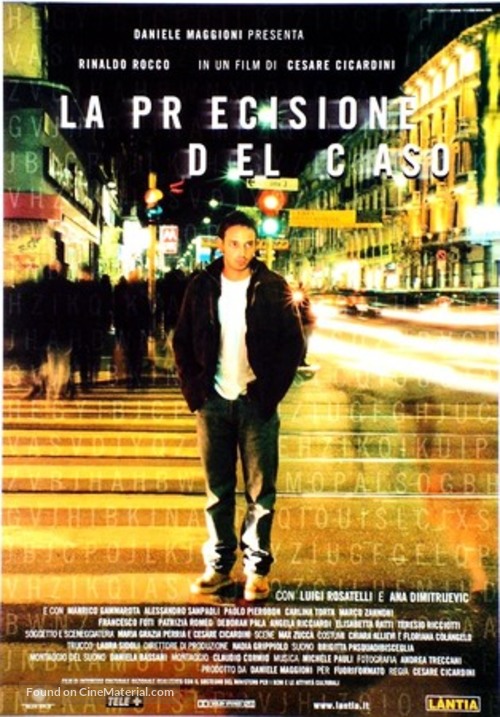 La precisione del caso - Italian Movie Poster