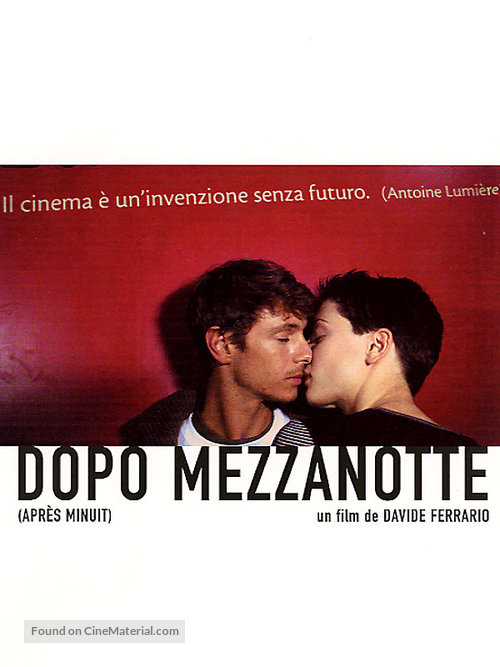 Dopo mezzanotte - French Movie Poster