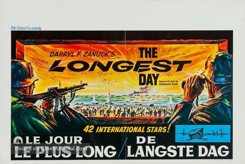 The Longest Day - Belgian Movie Poster