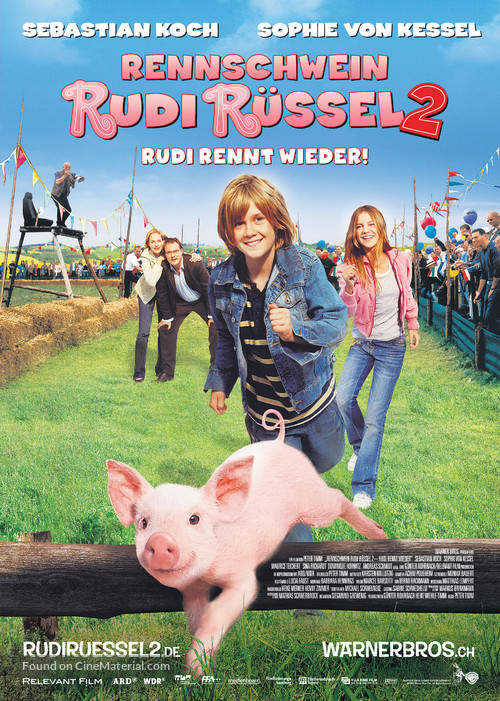 Rennschwein Rudi R&uuml;ssel 2 - German Movie Poster