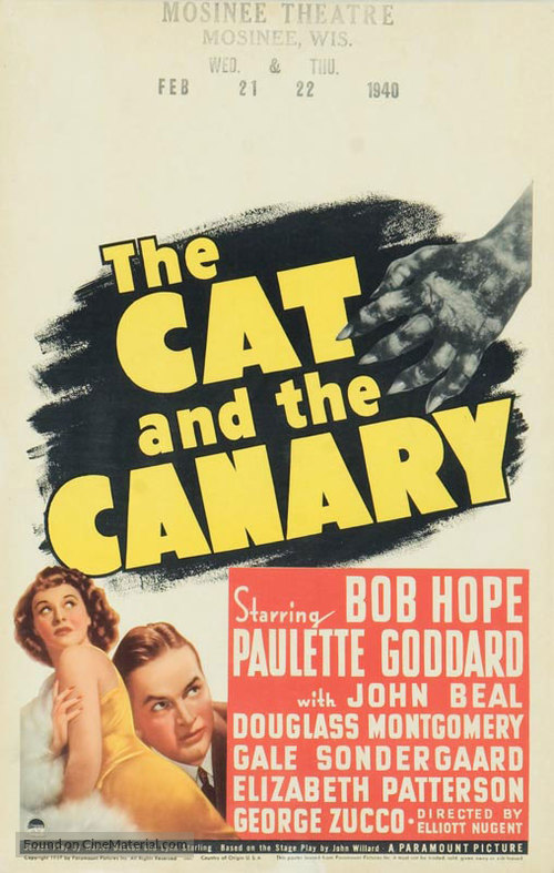 The Cat and the Canary - Movie Poster