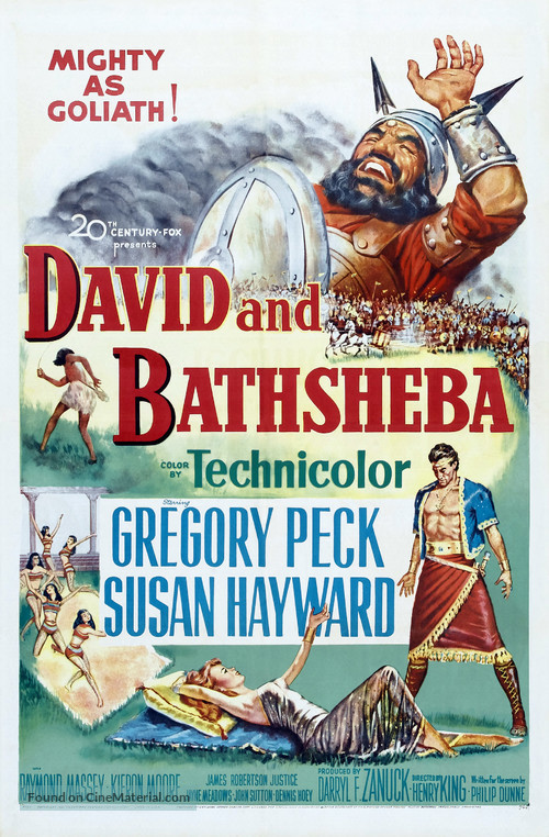 David and Bathsheba - Movie Poster