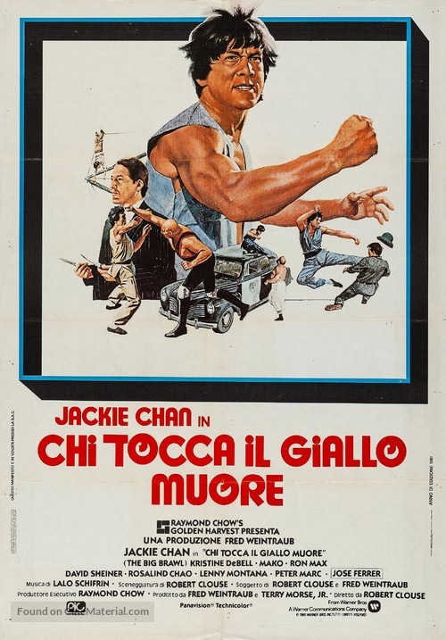 The Big Brawl - Italian Movie Poster