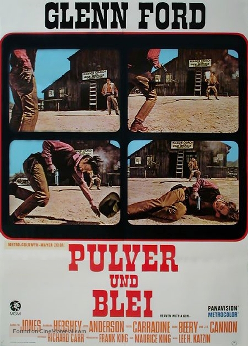 Heaven with a Gun - German Movie Poster