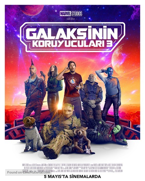 Guardians of the Galaxy Vol. 3 - Turkish Movie Poster