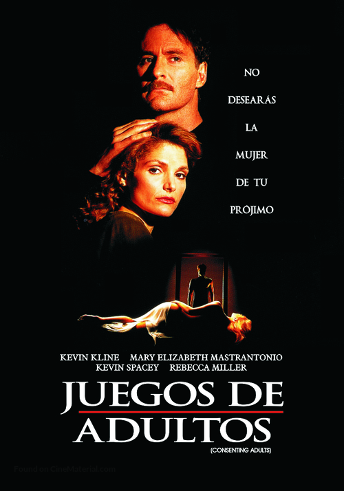Consenting Adults - Argentinian DVD movie cover