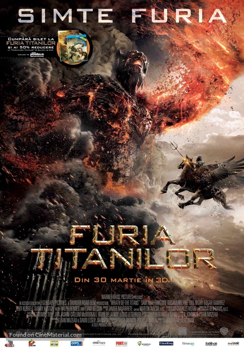 Wrath of the Titans - Romanian Movie Poster