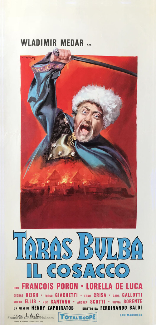 Taras Bulba, il cosacco - Italian Movie Poster