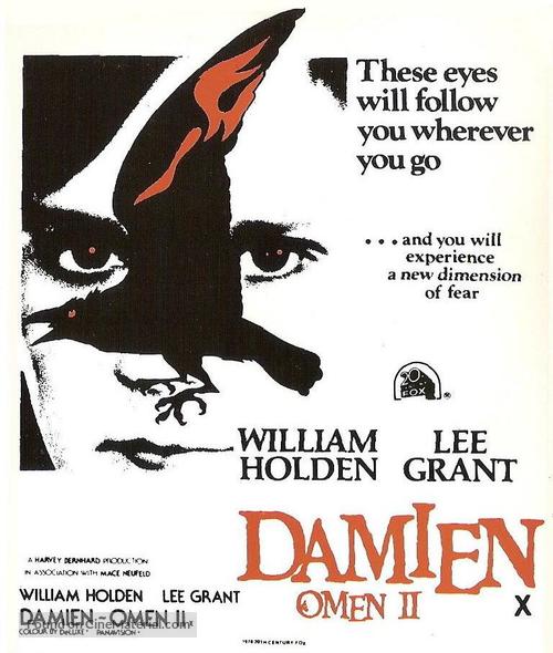 Damien: Omen II (1978) British movie poster