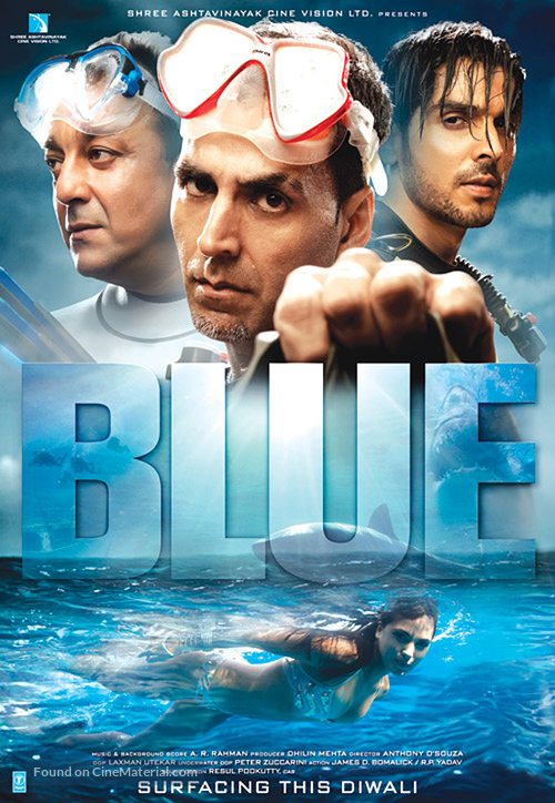 Blue - Indian Movie Poster