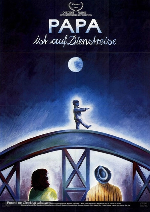 Otac na sluzbenom putu - German Movie Poster
