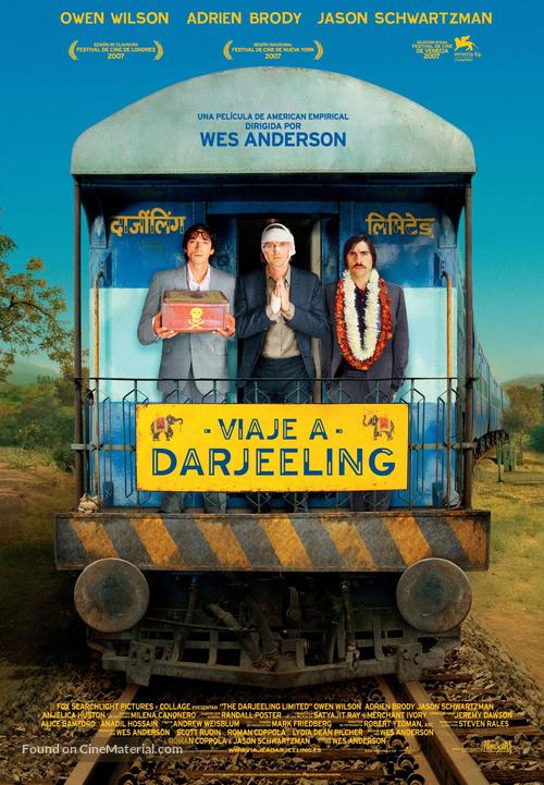 The Darjeeling Limited - Spanish Movie Poster