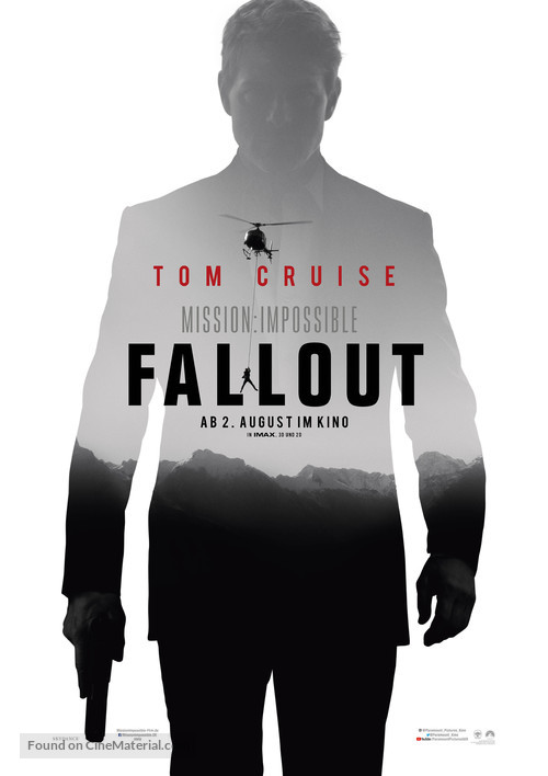 Mission: Impossible - Fallout - German Movie Poster