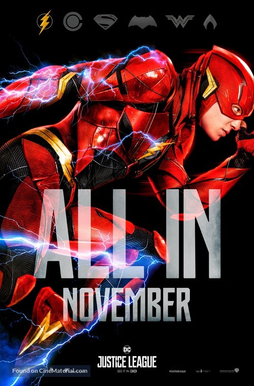 Justice League - British Movie Poster