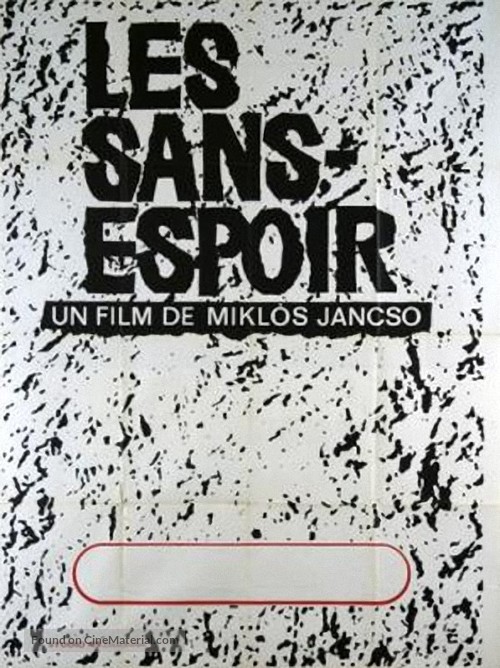 Szeg&eacute;nyleg&eacute;nyek - French Movie Cover