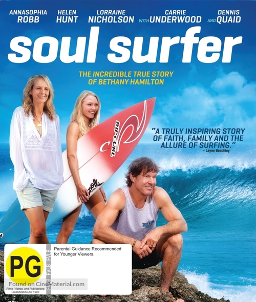 Soul Surfer - Blu-Ray movie cover