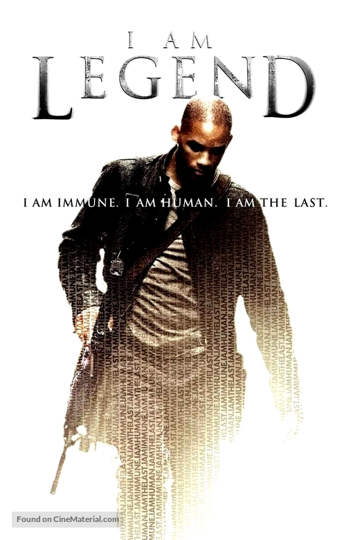 I Am Legend - British Movie Poster