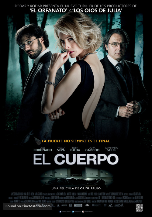 El cuerpo - Colombian Movie Poster