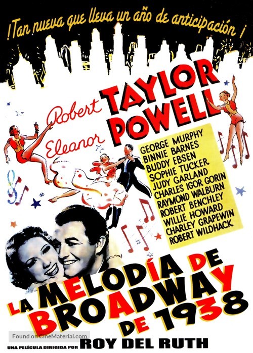 Broadway Melody of 1938 - Spanish DVD movie cover