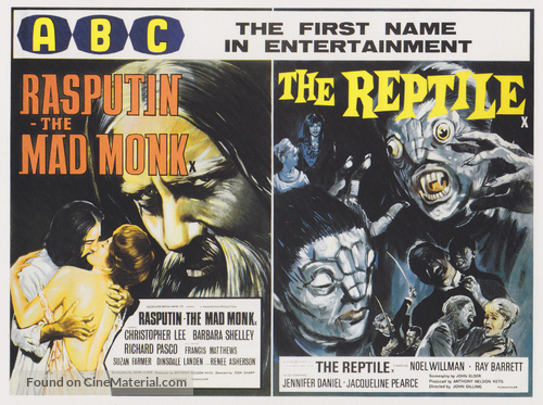 Rasputin: The Mad Monk - Combo movie poster