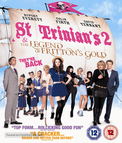 St Trinian&#039;s 2: The Legend of Fritton&#039;s Gold - British Blu-Ray movie cover