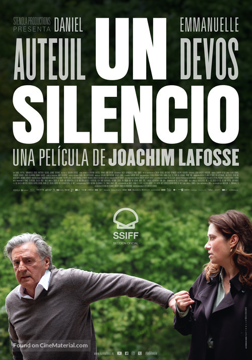 Un silence - Spanish Movie Poster