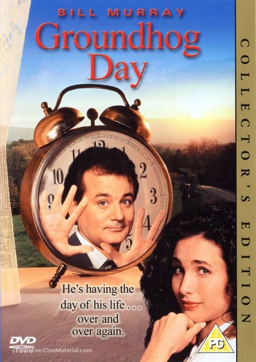 Groundhog Day - British DVD movie cover
