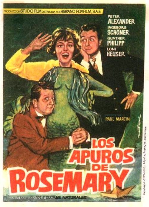 Ich z&auml;hle t&auml;glich meine Sorgen - Spanish Movie Poster