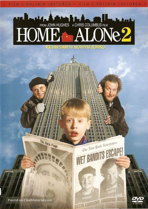 Home Alone 2: Lost in New York - Polish DVD movie cover