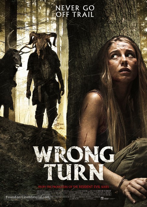 Wrong Turn - Swedish Movie Poster