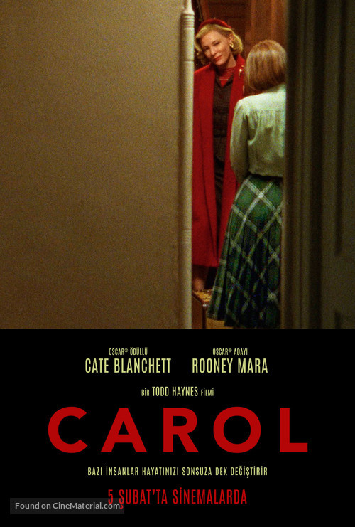 Carol - Turkish Movie Poster