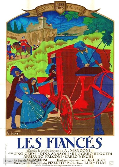 Promessi sposi, I - French Movie Poster
