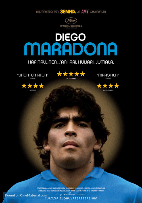 Diego Maradona - Finnish Movie Poster