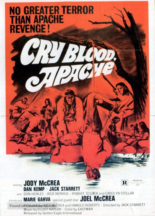 Cry Blood, Apache - Movie Poster