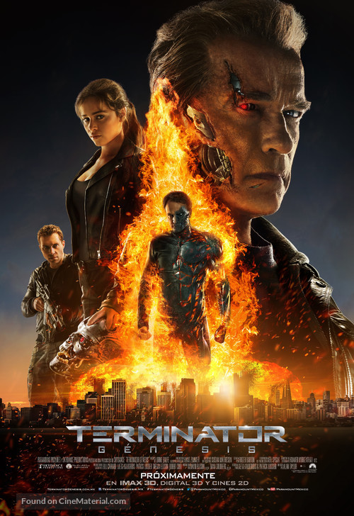 Terminator Genisys - Mexican Movie Poster