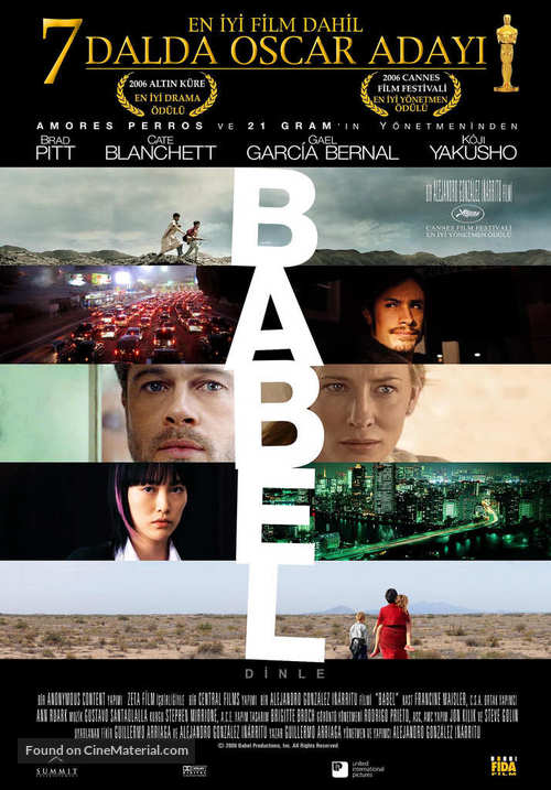 Babel - Turkish Movie Poster