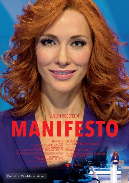 Manifesto - German Movie Poster