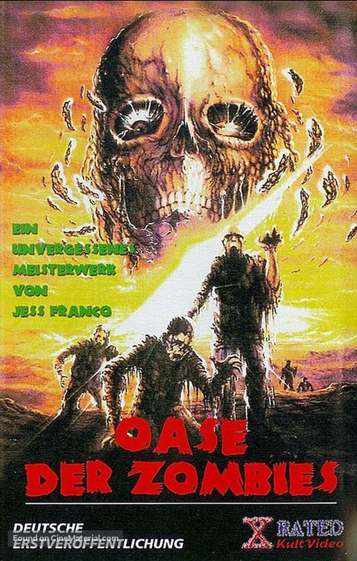 La tumba de los muertos vivientes - German VHS movie cover