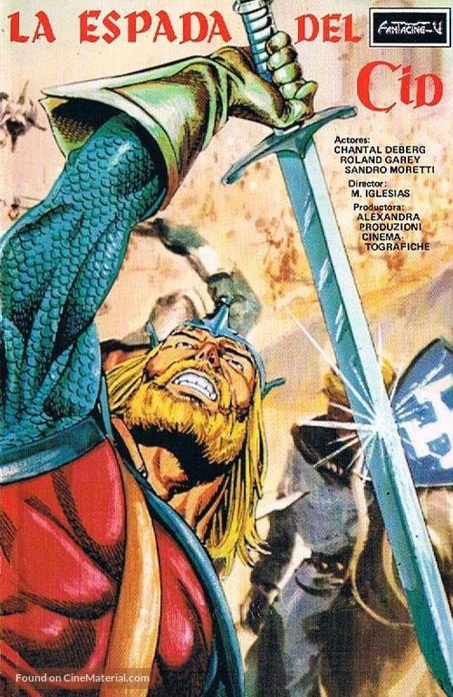 La spada del Cid - Spanish Movie Poster
