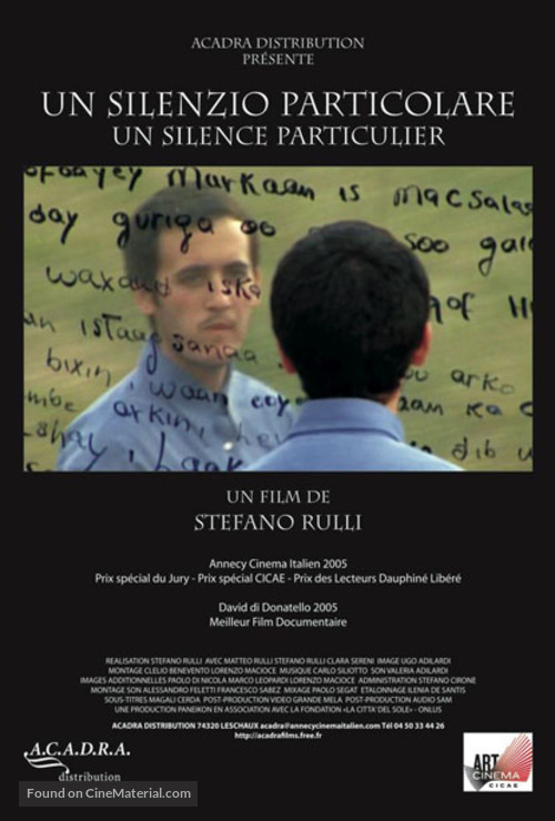 Silenzio particolare, Un - French poster