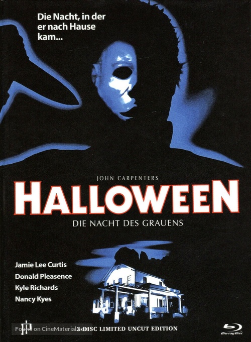 Halloween - German Blu-Ray movie cover