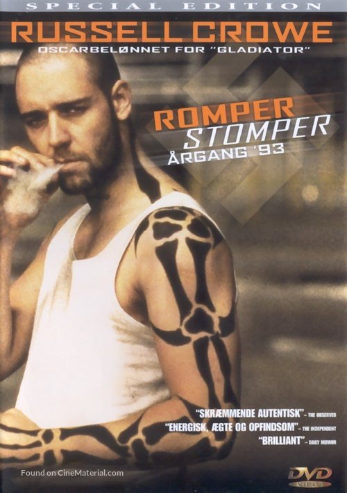 Romper Stomper - Danish DVD movie cover