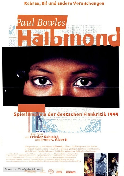 Paul Bowles - Halbmond - German Movie Poster