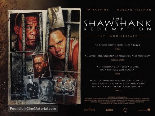The Shawshank Redemption - British Movie Poster