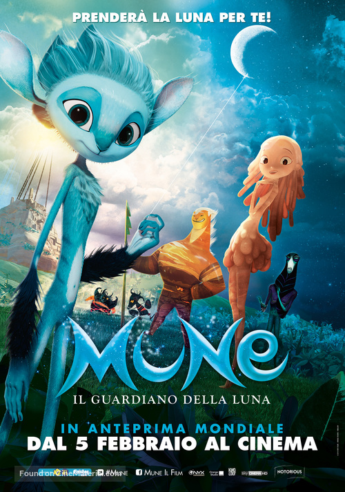 Mune, le gardien de la lune - Italian Movie Poster