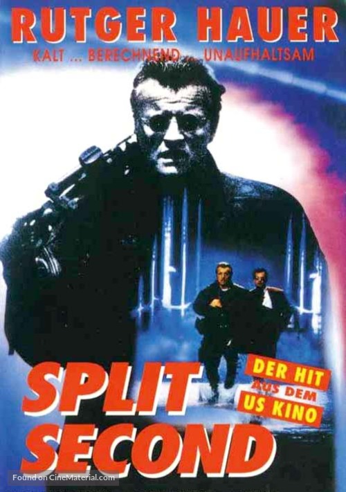 Split Second - German DVD movie cover