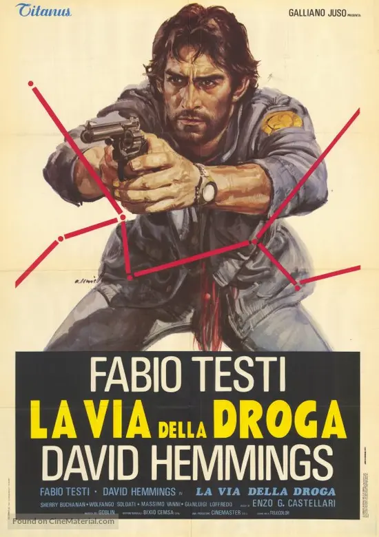 La via della droga - Italian Movie Poster