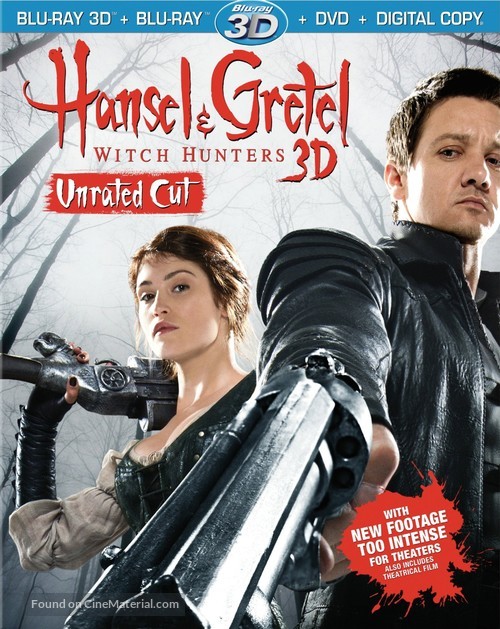 Hansel &amp; Gretel: Witch Hunters - Blu-Ray movie cover