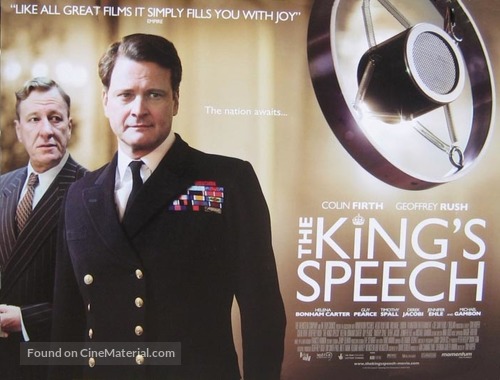 The King&#039;s Speech - British Movie Poster